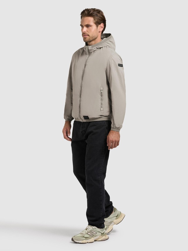 khujo Funktionsjacke »Derf« mit Kapuze leichte Übergangsjacke mit Kapuze