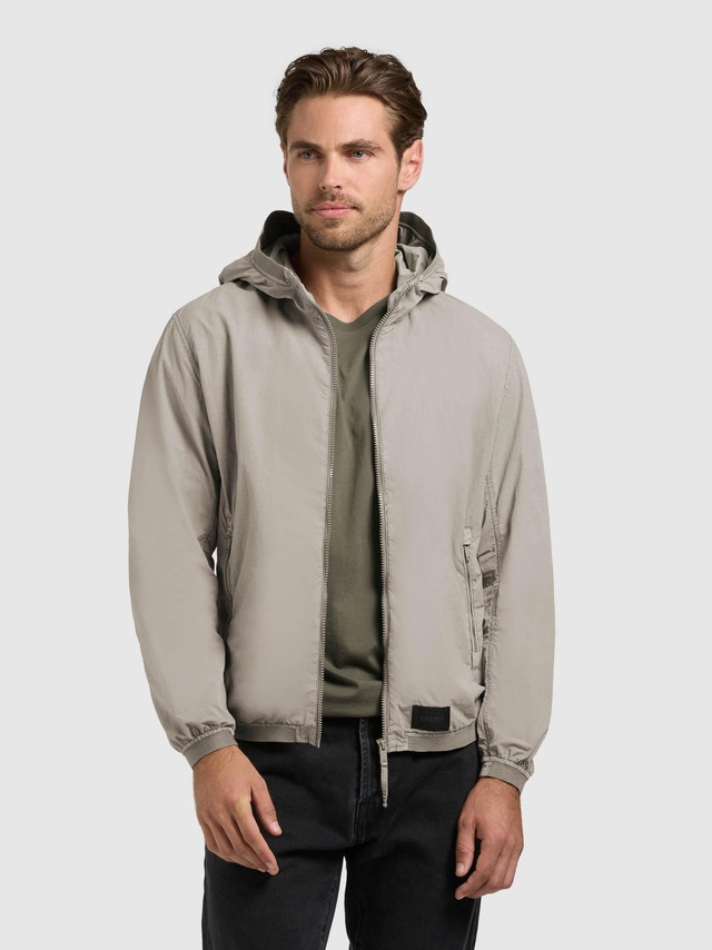 khujo Funktionsjacke »Derf« mit Kapuze leichte Übergangsjacke mit Kapuze