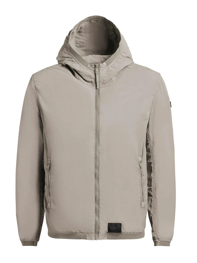 khujo Funktionsjacke »Derf« mit Kapuze leichte Übergangsjacke mit Kapuze