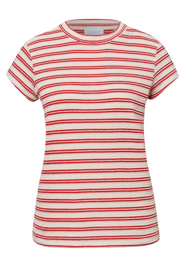 STREET ONE STUDIO T-Shirt im soften Baumwoll-Mix