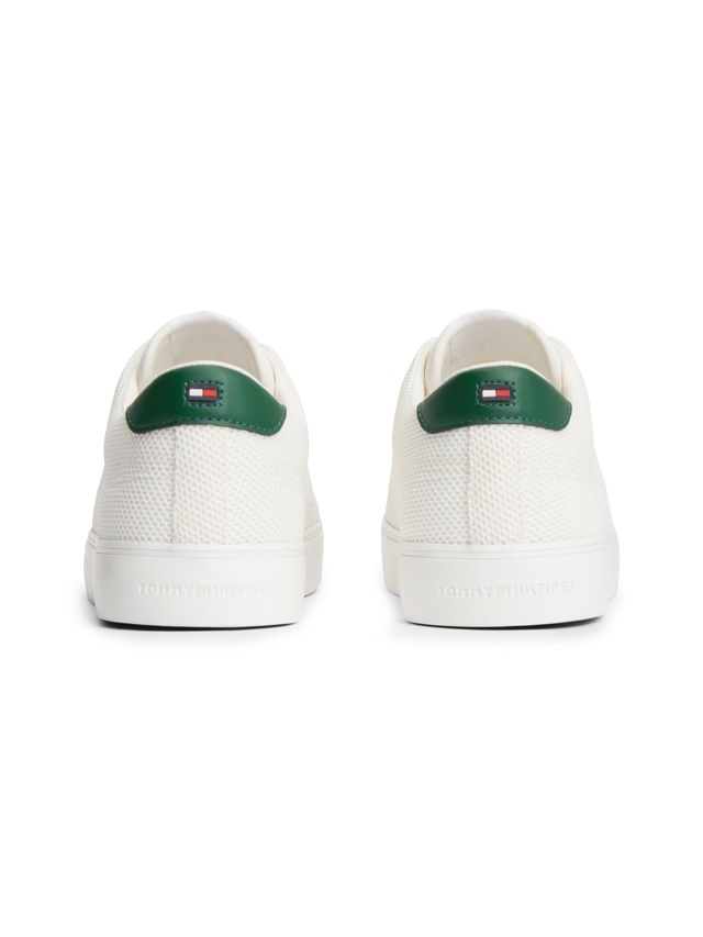 Tommy Hilfiger Sneaker »TH HI VULC CORE LOW SUMMER MESH« Freizeitschuh, Halbschuh, Schnürschuh mit Kontrastbesätzen
