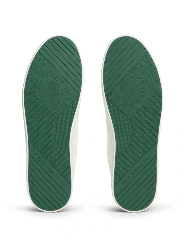 Tommy Hilfiger Sneaker »TH HI VULC CORE LOW SUMMER MESH« Freizeitschuh, Halbschuh, Schnürschuh mit Kontrastbesätzen