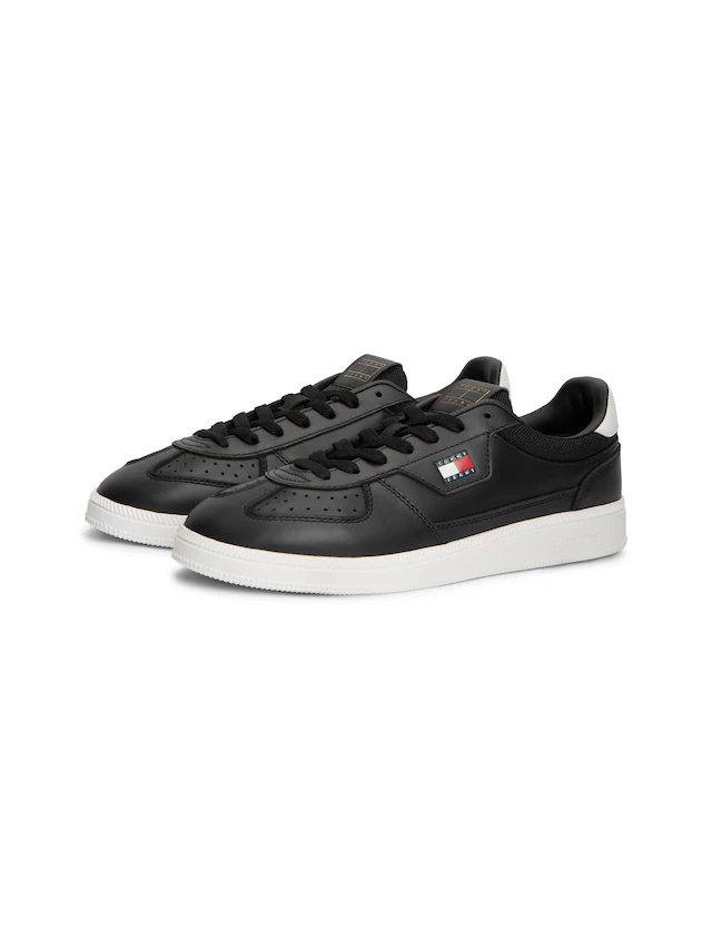 Tommy Jeans Sneaker »THE GREENWICH EDGE CORE LTH« Freizeitschuh, Halbschuh, Schnürschuh mit Lochmuster