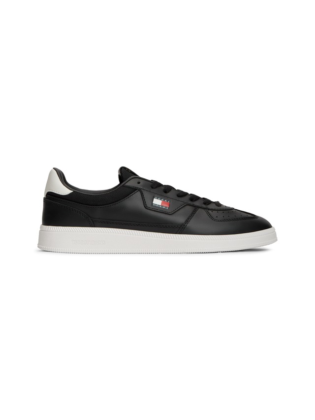 Tommy Jeans Sneaker »THE GREENWICH EDGE CORE LTH« Freizeitschuh, Halbschuh, Schnürschuh mit Lochmuster