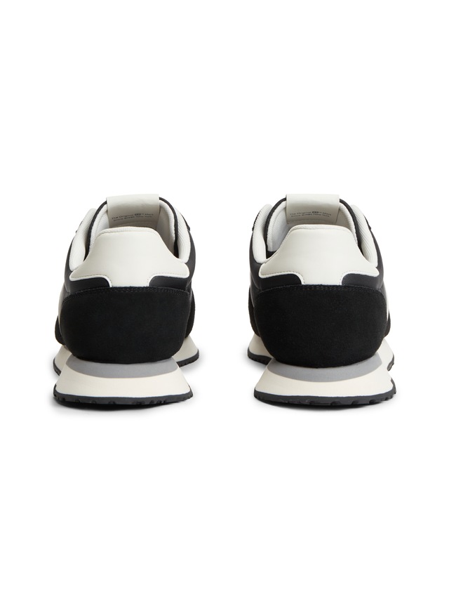 Tommy Jeans Sneaker »TJM EVA RUNNER MIX MATERIAL« Freizeitschuh, Schnürschuh mit Logoflaggen-Prägung an der Schuhzunge