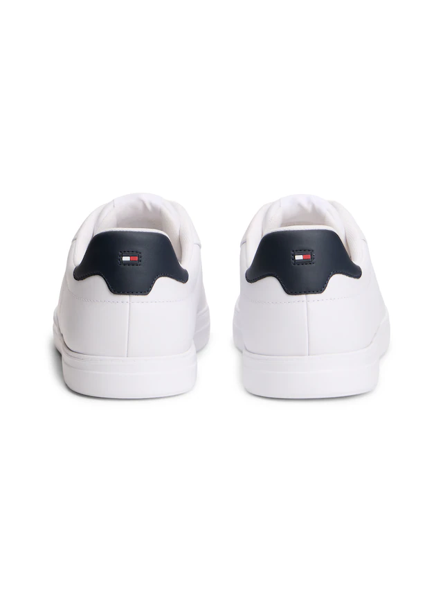 Tommy Hilfiger Sneaker »ICON COURT LIGHT LEATHER« Freizeitschuh, Halbschuh, Schnürschuh mit dezenten Ziernähten