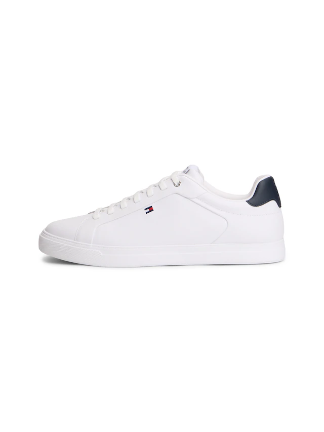 Tommy Hilfiger Sneaker »ICON COURT LIGHT LEATHER« Freizeitschuh, Halbschuh, Schnürschuh mit dezenten Ziernähten