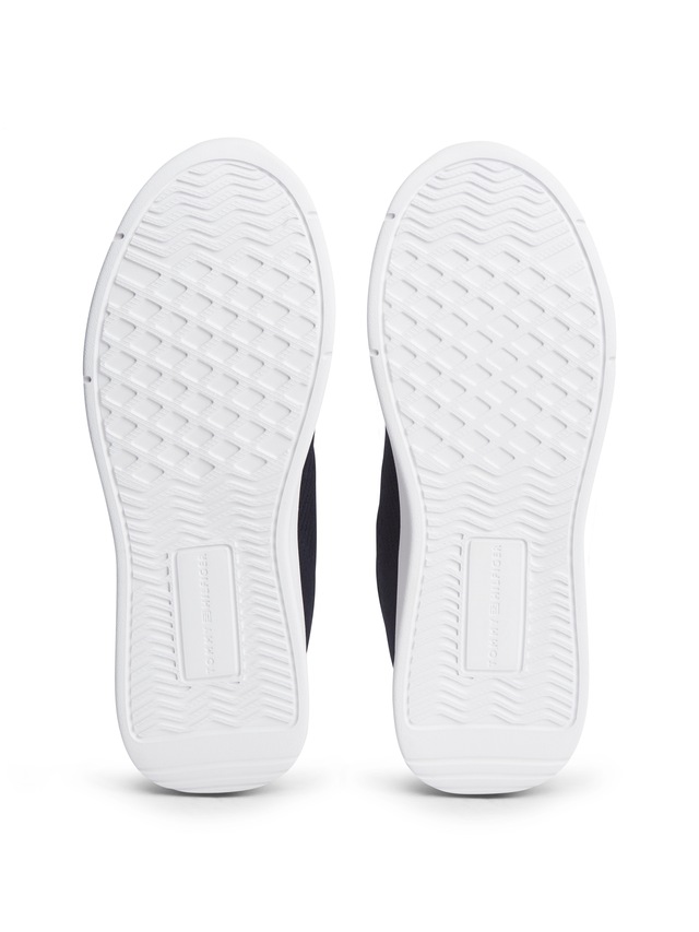 Tommy Hilfiger Sneaker »LIGHTWEIGHT RUNNER KNIT« Freizeitschuh, Halbschuh, Schnürschuh mit seitlicher Logo-Flagg