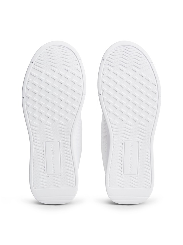 Tommy Hilfiger Sneaker »LIGHTWEIGHT RUNNER KNIT« Freizeitschuh, Halbschuh, Schnürschuh mit seitlicher Logo-Flagg