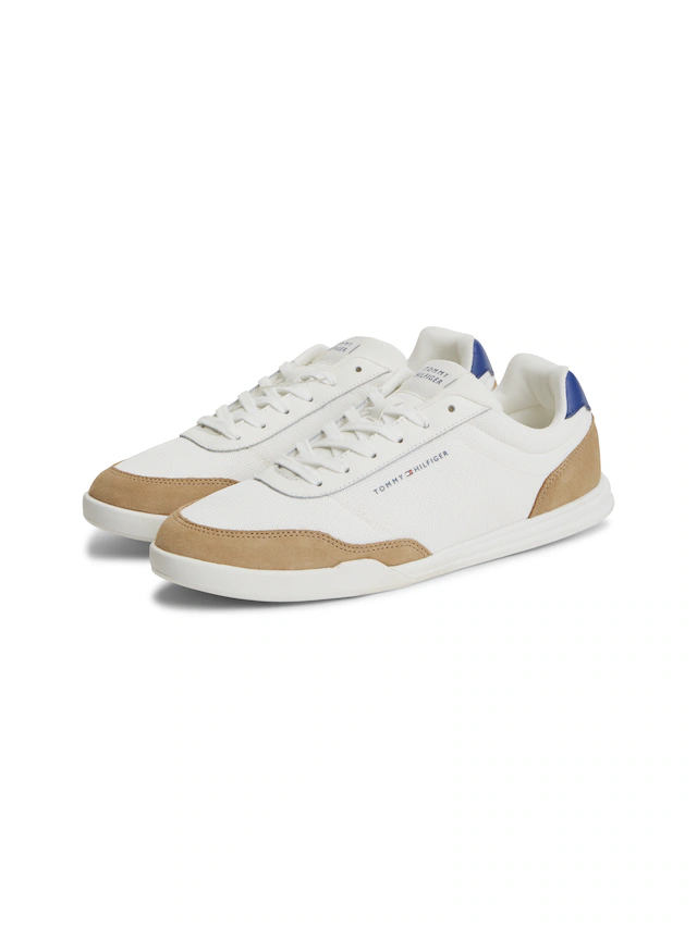 Tommy Hilfiger Sneaker »LO PRO CUPSOLE NYLON SUEDE MIX« Freizeitschuh, Halbschuh, Schnürschuh mit seitlichem Logo