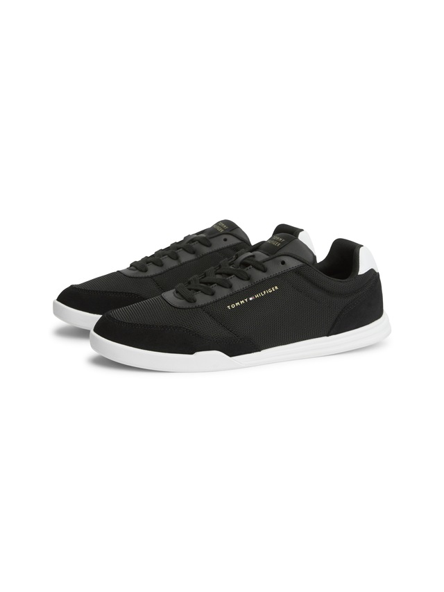 Tommy Hilfiger Sneaker »LO PRO CUPSOLE NYLON SUEDE MIX« Freizeitschuh, Halbschuh, Schnürschuh mit seitlichem Logo