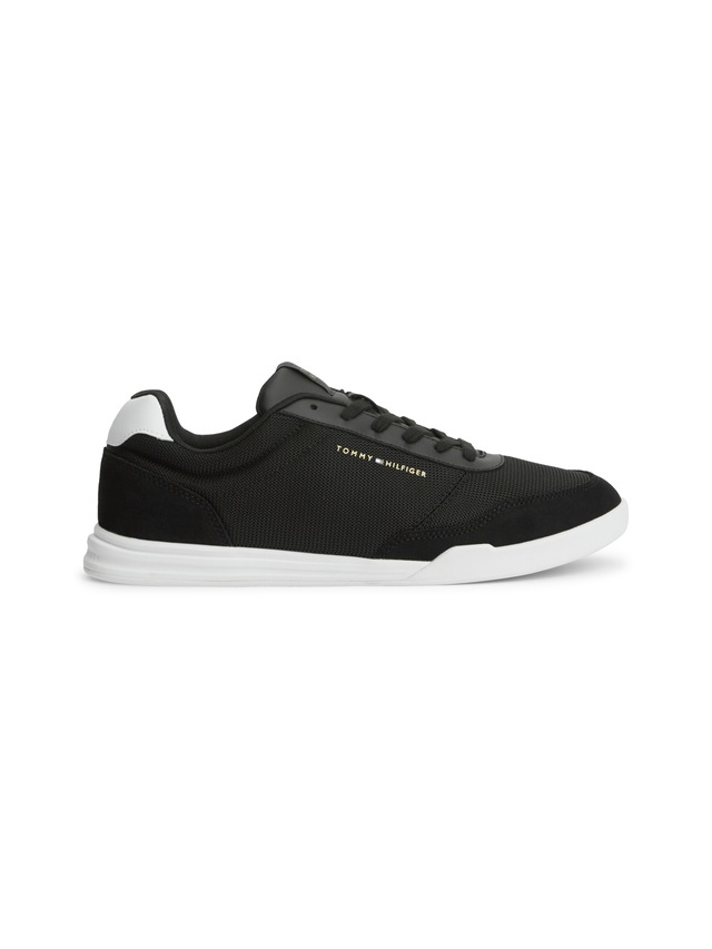 Tommy Hilfiger Sneaker »LO PRO CUPSOLE NYLON SUEDE MIX« Freizeitschuh, Halbschuh, Schnürschuh mit seitlichem Logo