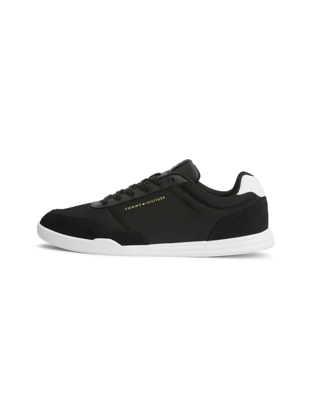 Tommy Hilfiger Sneaker »LO PRO CUPSOLE NYLON SUEDE MIX« Freizeitschuh, Halbschuh, Schnürschuh mit seitlichem Logo
