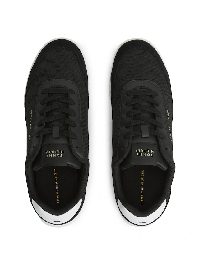 Tommy Hilfiger Sneaker »LO PRO CUPSOLE NYLON SUEDE MIX« Freizeitschuh, Halbschuh, Schnürschuh mit seitlichem Logo