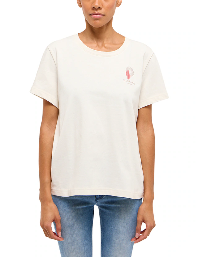 MUSTANG Kurzarmshirt »Damen Style Floris«