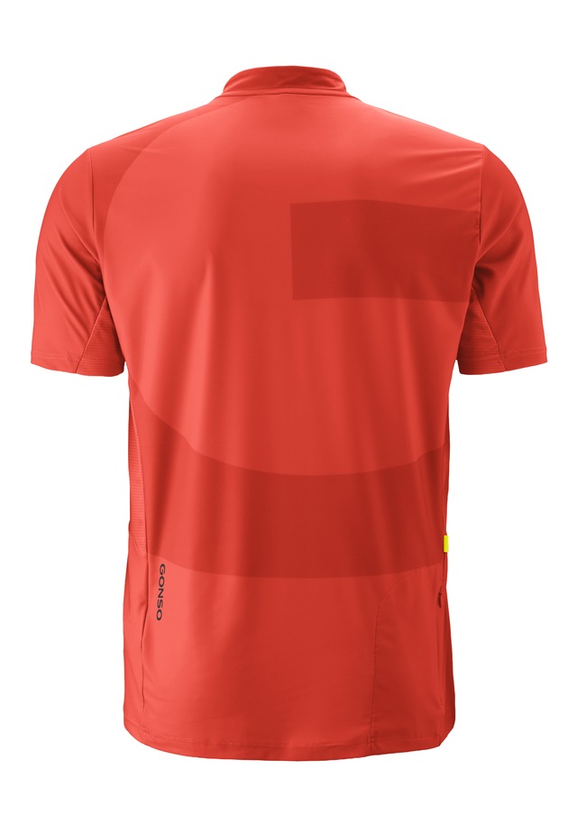 Gonso Radtrikot »Adventure Jersey Halfzip M« Herren Fahrradtrikot, modernes Half-Zip Trikot mit Rückentasche