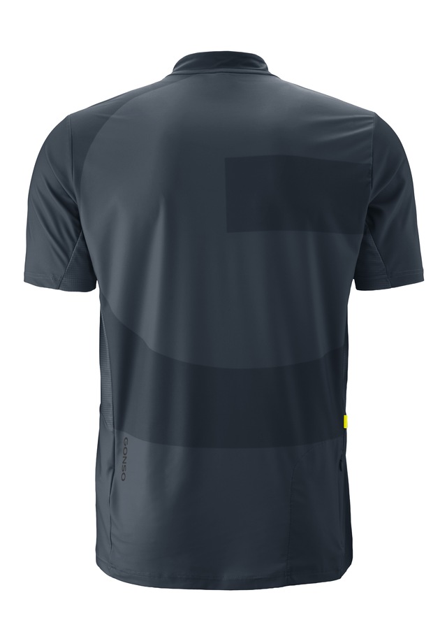 Gonso Radtrikot »Adventure Jersey Halfzip M« Herren Fahrradtrikot, modernes Half-Zip Trikot mit Rückentasche
