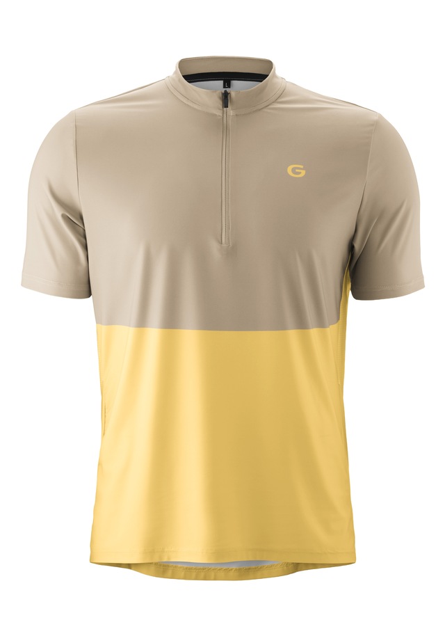 Gonso Radtrikot »Adventure Jersey Halfzip M« Herren Fahrradtrikot, modernes Half-Zip Trikot mit Rückentasche