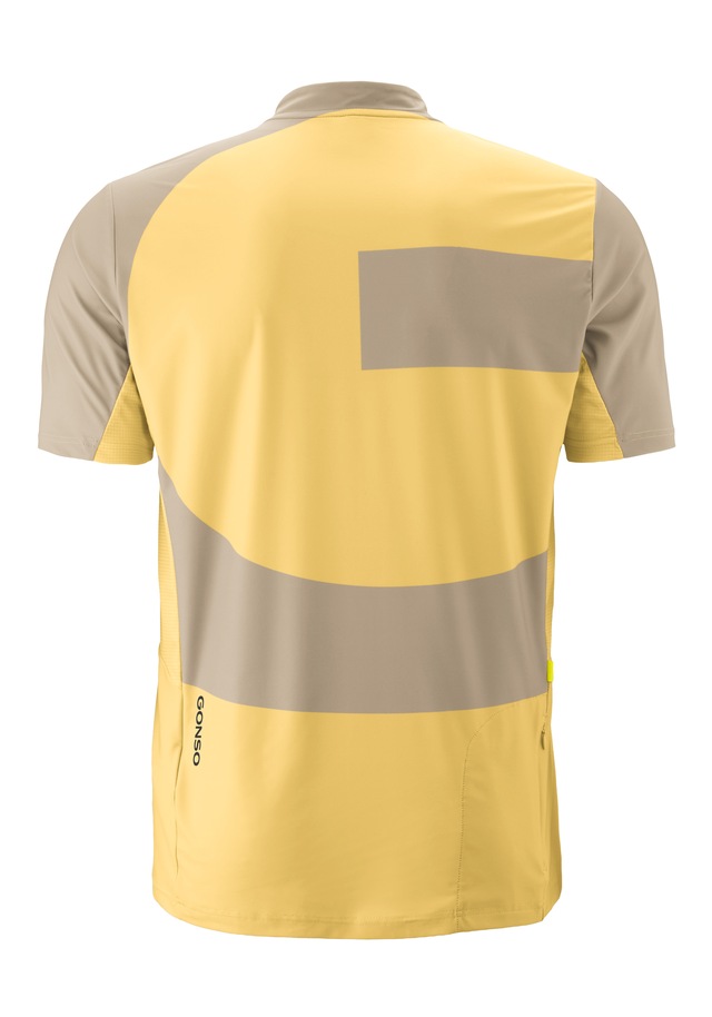 Gonso Radtrikot »Adventure Jersey Halfzip M« Herren Fahrradtrikot, modernes Half-Zip Trikot mit Rückentasche