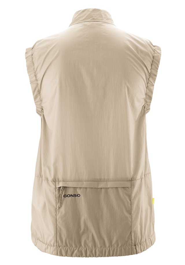 Gonso Funktionsweste »Adventure Vest Wind W« Damen Weste, leichte und winddichte Fahrradweste mit Rückentasche