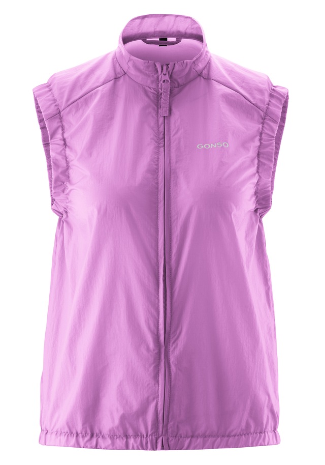 Gonso Funktionsweste »Adventure Vest Wind W« Damen Weste, leichte und winddichte Fahrradweste mit Rückentasche