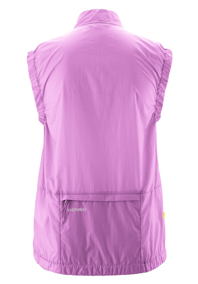 Gonso Funktionsweste »Adventure Vest Wind W« Damen Weste, leichte und winddichte Fahrradweste mit Rückentasche