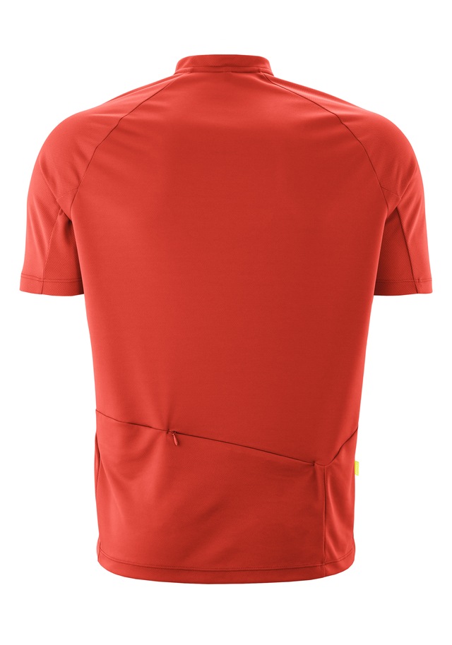 Gonso Radtrikot »SITIVO Jersey Blue M« Herren Fahrradtrikot mit Rückentasche, Half-Zip Trikot, Loose Fit