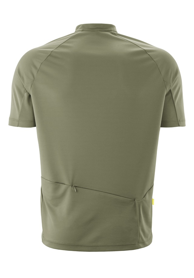 Gonso Radtrikot »SITIVO Jersey Blue M« Herren Fahrradtrikot mit Rückentasche, Half-Zip Trikot, Loose Fit