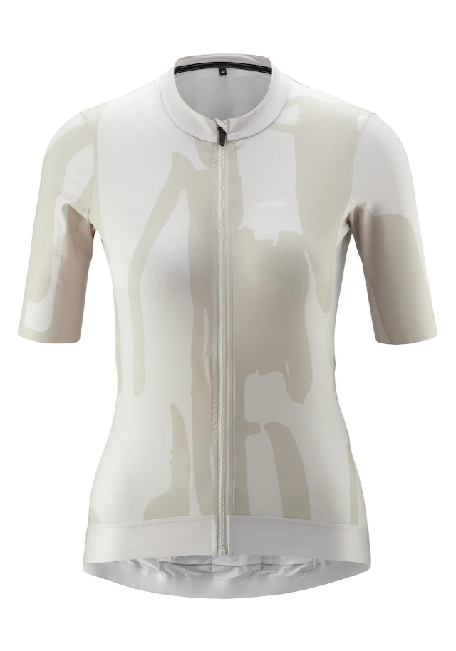 Gonso Radtrikot »Road Jersey Print W« Damen Fahrradtrikot, modernes Trikot mit 3-teiliger Rückentasche
