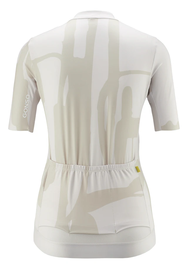 Gonso Radtrikot »Road Jersey Print W« Damen Fahrradtrikot, modernes Trikot mit 3-teiliger Rückentasche
