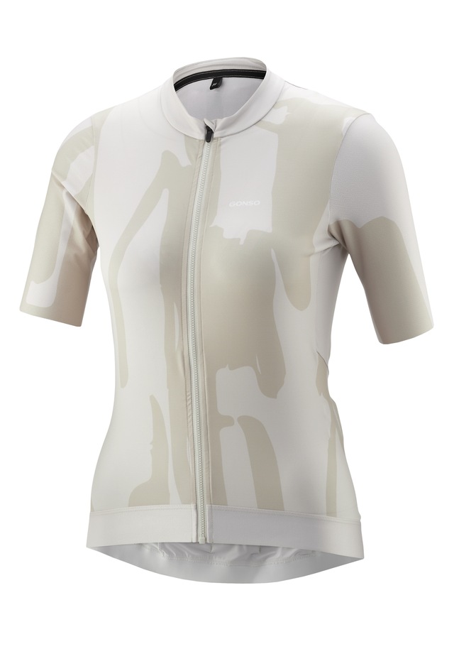 Gonso Radtrikot »Road Jersey Print W« Damen Fahrradtrikot, modernes Trikot mit 3-teiliger Rückentasche