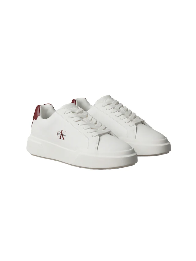 Calvin Klein Jeans Plateausneaker »CHUNKY CUPSOLE LACEUP LTH« Schnürschuh, Halbschuh mit CK-Logoprägung