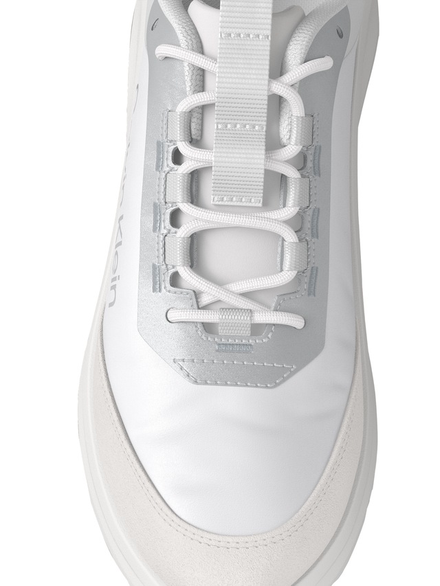 Calvin Klein Plateausneaker »LIGHT EVA RUN ESS LAC NY-SU WMN« Schnürschuh, Halbschuh, mit Anziehlasche