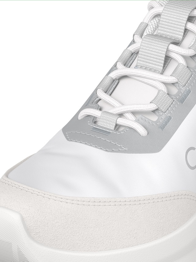 Calvin Klein Plateausneaker »LIGHT EVA RUN ESS LAC NY-SU WMN« Schnürschuh, Halbschuh, mit Anziehlasche