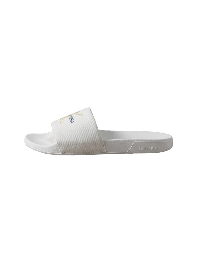 Calvin Klein Badepantolette »ESS SLIDE CV WN« Strandschuh, Flat mit CK-Stickerei