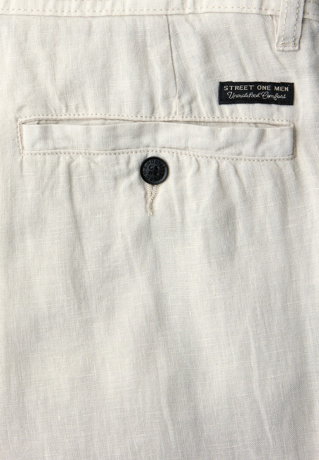 STREET ONE MEN Chinohose aus Leinen