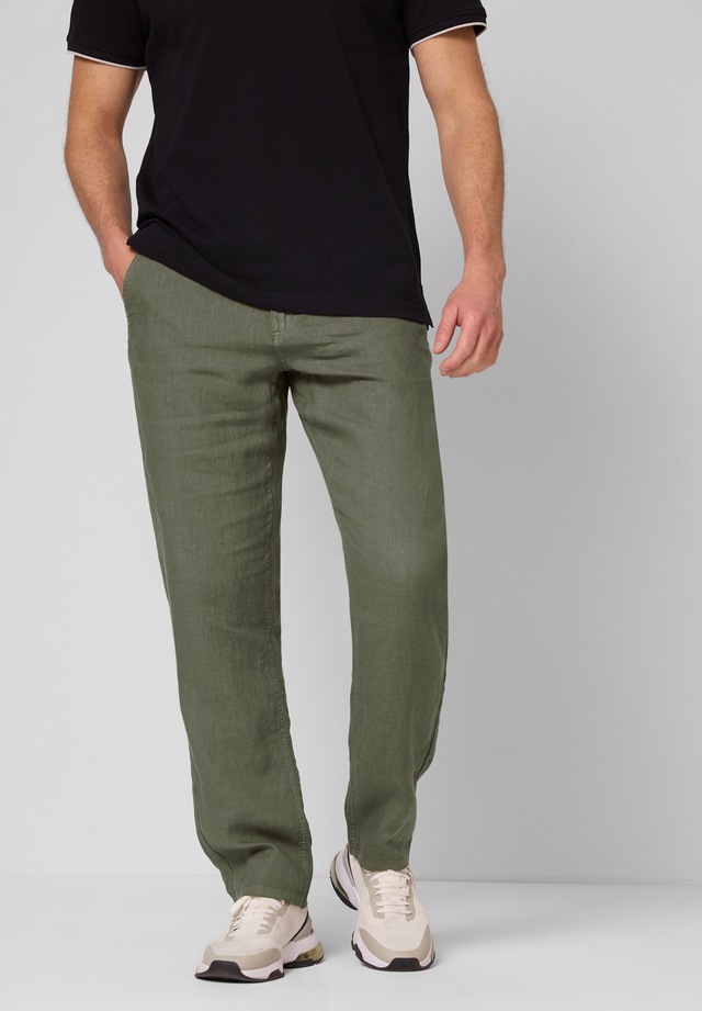 STREET ONE MEN Chinohose aus Leinen