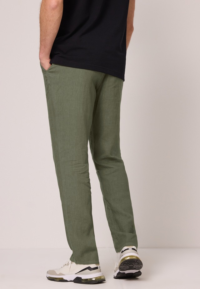 STREET ONE MEN Chinohose aus Leinen