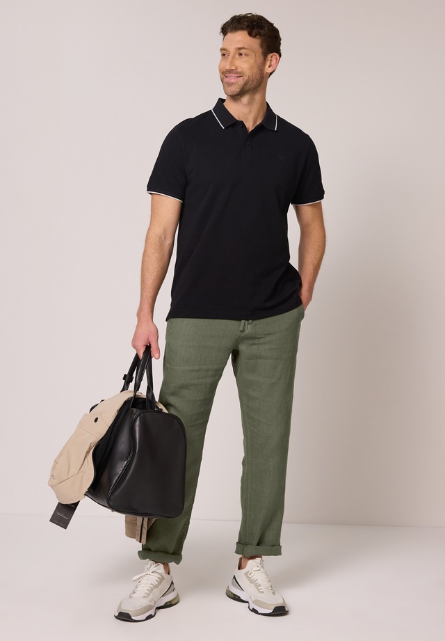 STREET ONE MEN Chinohose aus Leinen