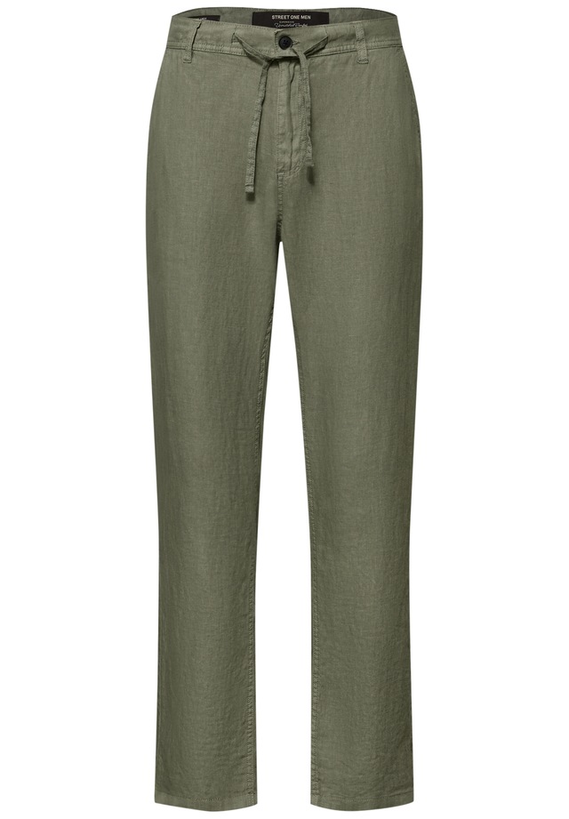 STREET ONE MEN Chinohose aus Leinen