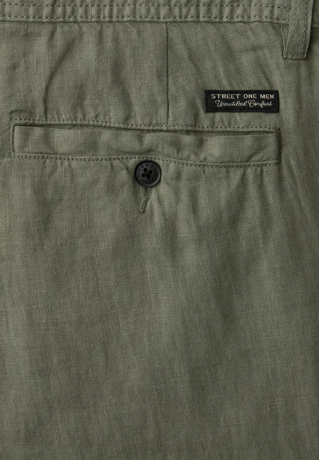 STREET ONE MEN Chinohose aus Leinen
