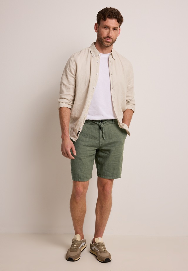 STREET ONE MEN Shorts aus Leinen