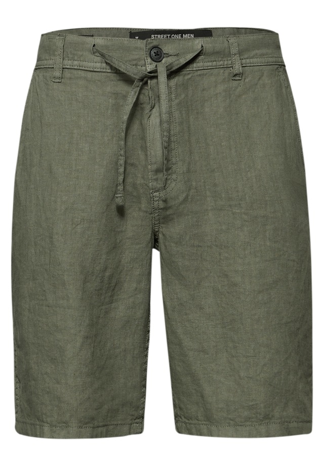 STREET ONE MEN Shorts aus Leinen