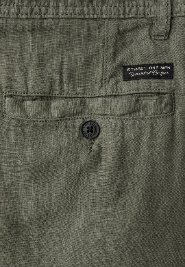 STREET ONE MEN Shorts aus Leinen