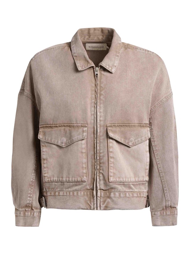 khujo Hemdjacke »Nelina« 1 Stk. tlg. ohne Kapuze Oversize Jeansjacke