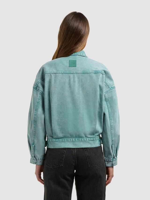 khujo Hemdjacke »Nelina« 1 Stk. tlg. ohne Kapuze Oversize Jeansjacke