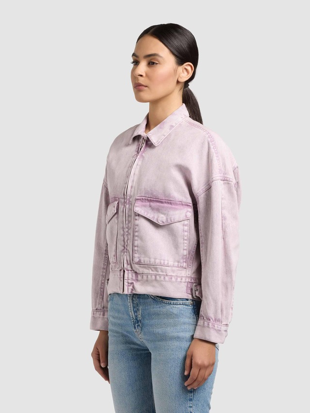 khujo Hemdjacke »Nelina« 1 Stk. tlg. ohne Kapuze Oversize Jeansjacke