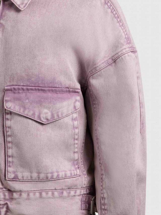 khujo Hemdjacke »Nelina« 1 Stk. tlg. ohne Kapuze Oversize Jeansjacke