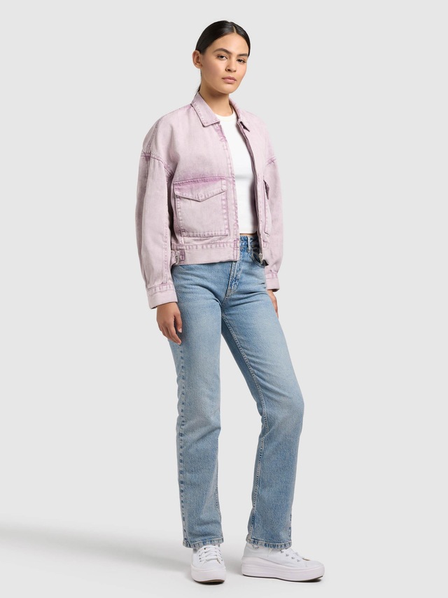 khujo Hemdjacke »Nelina« 1 Stk. tlg. ohne Kapuze Oversize Jeansjacke