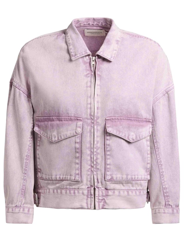 khujo Hemdjacke »Nelina« 1 Stk. tlg. ohne Kapuze Oversize Jeansjacke